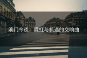 澳门今夜：霓虹与机遇的交响曲