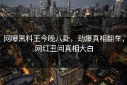 网曝黑料王今晚八卦，劲爆真相翻车，网红丑闻真相大白