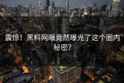 震惊！黑料网曝竟然曝光了这个圈内秘密？