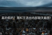 真的假的？黑料王流出内部聊天截图！